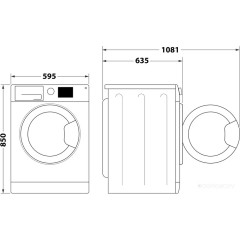 Стиральная машина Whirlpool FFB 10469 BV EE