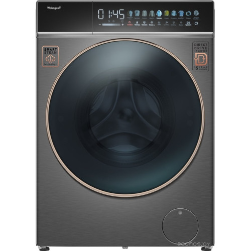 Стиральная машина Weissgauff WMD 58411 Direct Drive Inverter Premium Steam Grey