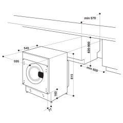Стирально-сушильная машина Whirlpool BI WDWG 961485 EU