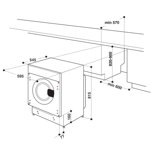 Стирально-сушильная машина Whirlpool BI WDWG 961485 EU