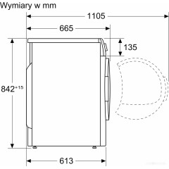 Сушильная машина Bosch Serie 6 WTW8760EPL