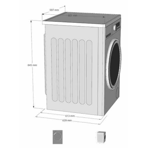 Сушильная машина Korting KD 60HP109 N