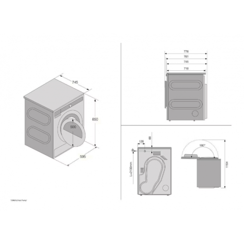 Сушильная машина Asko T710HUXLW.P