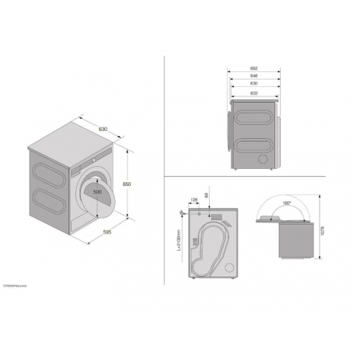 Сушильная машина Asko T709HUW