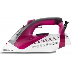 Утюг Polaris PIR 2860AK 3m (черный/розовый)
