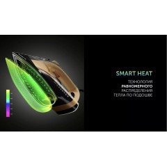 Утюг Polaris PIR 2860AK 3m (черный/оранжевый)