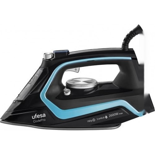 Утюг Ufesa PV2600 GlidePro (черный/голубой)