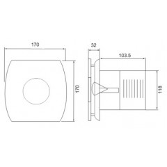 Вентилятор CATA X-MART 12 INOX