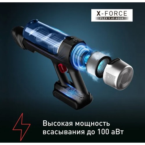 Вертикальный пылесос с влажной уборкой Tefal X-Force Flex 9.60 Aqua TY20C7WO