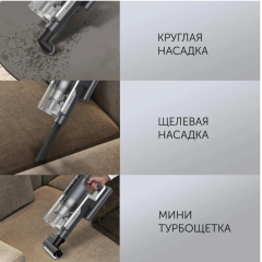 Вертикальный пылесос Polaris PVCSDC 2001 (серый)