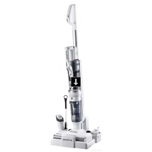 Вертикальный пылесос с влажной уборкой Polaris PVCW 6070 (белый)