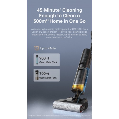 Вертикальный пылесос с влажной уборкой Dreame H13 Pro Wet and Dry Vacuum (международная версия)