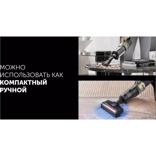 Вертикальный пылесос с влажной уборкой Polaris PVCW 6070 (серый)