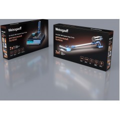 Пылесос Weissgauff V14 BLDC 500 Argento Aqua Turbo