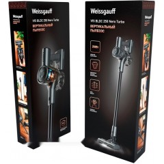 Пылесос Weissgauff V15 BLDC 250 Nero Turbo