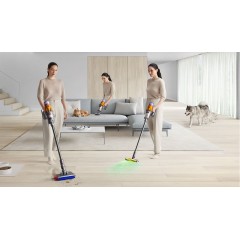 Пылесос Dyson V12s Detect Slim Submarine (желтый/никель)