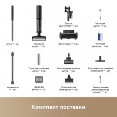 Пылесос Dreame H12 Dual FlexReach Wet and Dry Vacuum HHV31A (евровилка, черный)