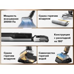 Вертикальный моющий пылесос Roborock F25 WD5M1A (черный)