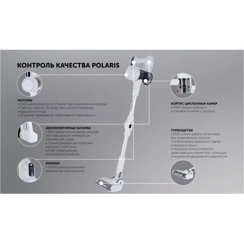 Пылесос Polaris PVCS 3060 Express Clean (белый)