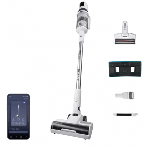 Пылесос Polaris PVCS 8200 Handstick Duo Pro Wi-Fi IQ Home (белый)