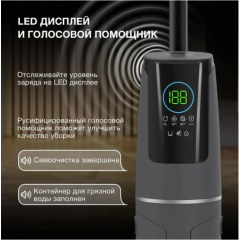 Вертикальный моющий пылесос Hyundai HYV-S01AQUA