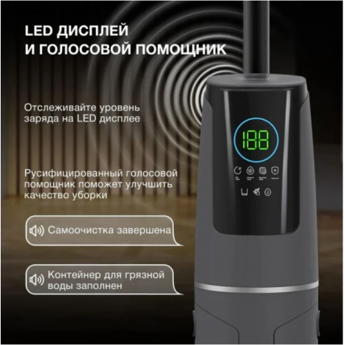 Вертикальный моющий пылесос Hyundai HYV-S01AQUA