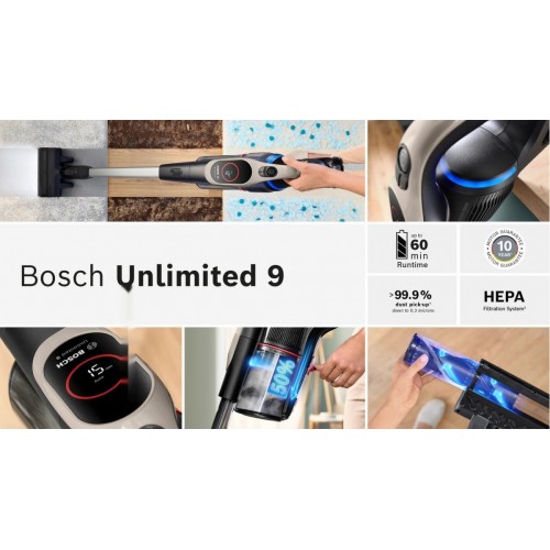 Пылесос Bosch Unlimited 9 BCS931GAC