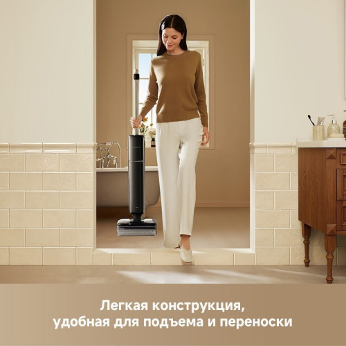 Вертикальный моющий пылесос Dreame G12 Pro Wet and Dry Vacuum HHR32A (евровилка, черный)