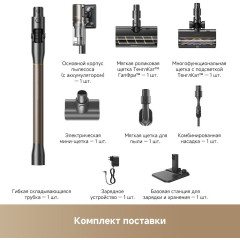 Пылесос Dreame Cordless Vacuum Cleaner Z40 TangleCut Flex VRV62F (евровилка, черный)