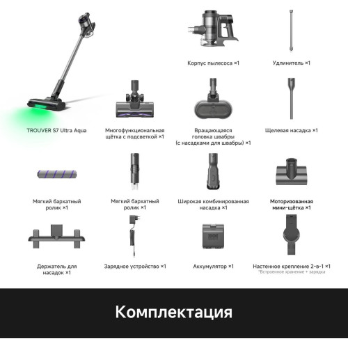 Пылесос Trouver S7 Ultra Aqua (евровилка)