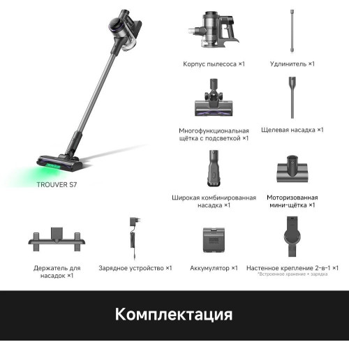 Пылесос Trouver S7 V2595 (евровилка)