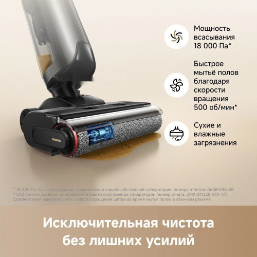 Пылесос Trouver Wet and Dry Vacuum K20 Combo HMH22A (евровилка, черный)