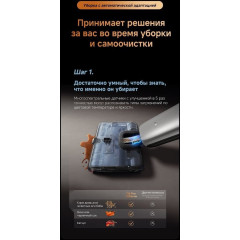 Вертикальный моющий пылесос Dreame T16 Pro TriForce Wet and Dry Vacuum HHR32E (евровилка)