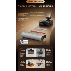 Вертикальный моющий пылесос Dreame T16 Pro TriForce Wet and Dry Vacuum HHR32E (евровилка)