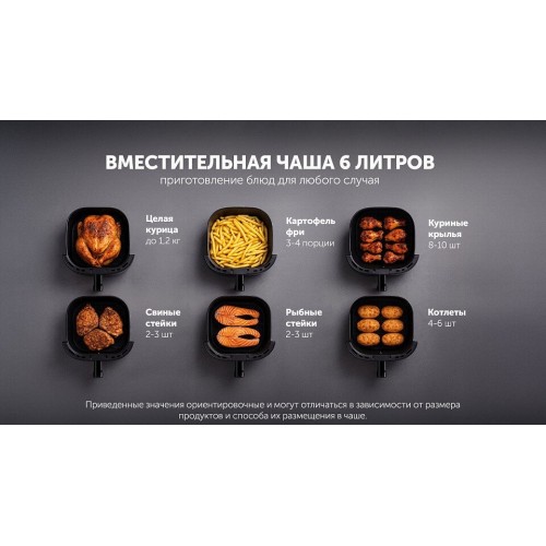 Аэрогриль Polaris PAF 5502 (черный)