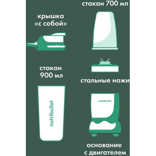 Блендер NutriBullet Pro NB908MAJD