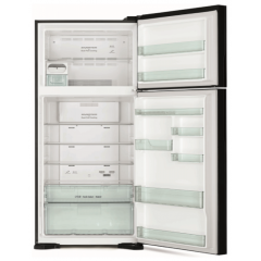 Холодильник с верхней морозильной камерой Hitachi R-VG662PU7GBK