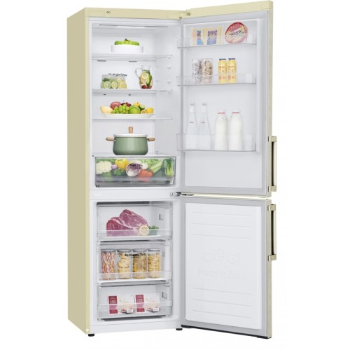 Холодильник с нижней морозильной камерой LG GA-B459MESL