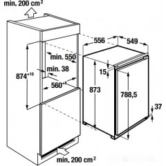 Однокамерный холодильник Kuppersbusch FK 2500.0i