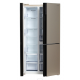 Холодильник с морозильником Hyundai CS6073FV (Champagne Glass)