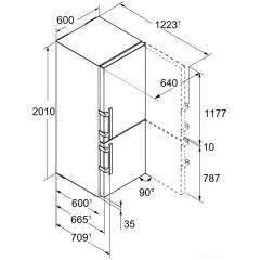 Холодильник Liebherr CBNef 4835 Comfort