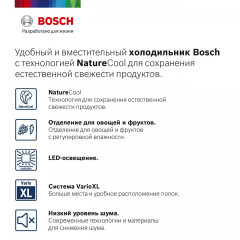 Холодильник с морозильником Bosch KGE39XK21R