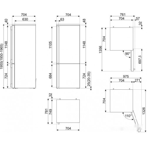 Холодильник Smeg FA490RAN5