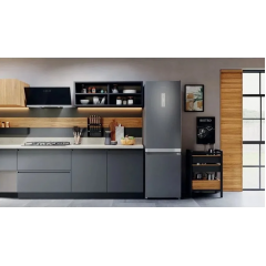 Холодильник с морозильником Hotpoint-Ariston HTW 8202I MX