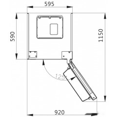 Холодильник Korting KNFC 62029 W