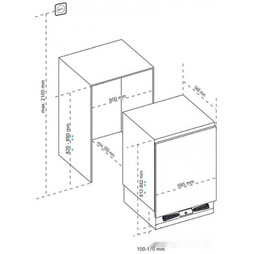 Морозильник Korting KSI 8189 F