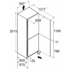 Холодильник с морозильником Liebherr CBNd 5723 Plus BioFresh NoFrost