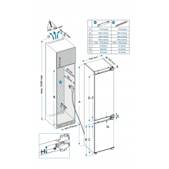 Холодильник с нижней морозильной камерой Weissgauff WRKI 178 V NoFrost