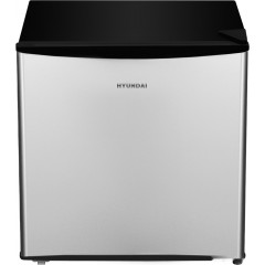 Однокамерный холодильник Hyundai CO0502 (серебристый/черный)