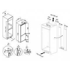 Встраиваемый холодильник Evelux FI 2211 D